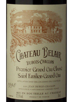Vin Rouge Chateau Belair